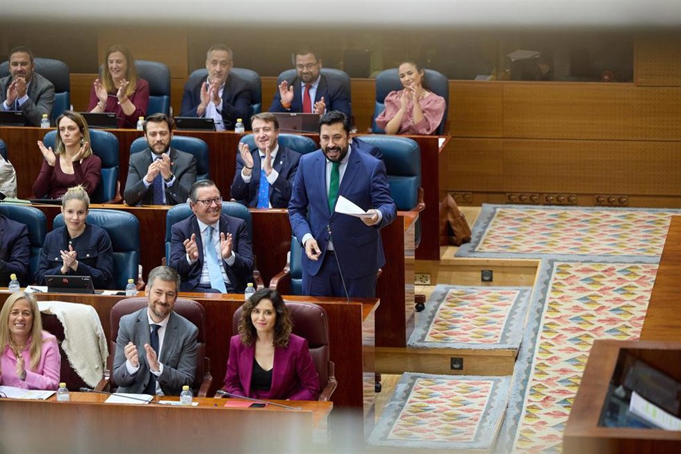 El portavoz del PP en la Asamblea de Madrid, Carlos Díaz-Pache