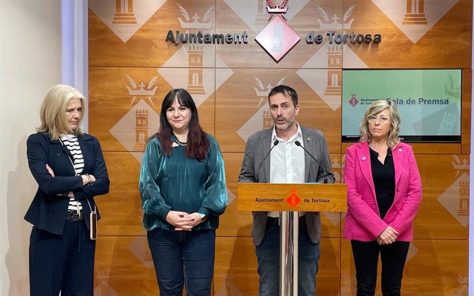 El alcalde de Tortosa (Tarragona), Jordi Jordan, informa sobre la situación del Hospital Santa Creu de Jesús