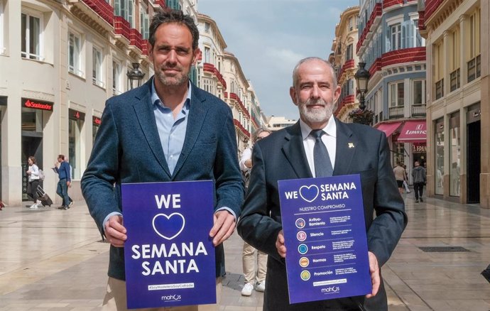 La Asociación de Hosteleros de Málaga (Mahos) presenta la campaña 'We love Semana Santa' junto a la Agrupación de Cofradías.