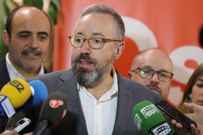 Archivo - El dirigente de Ciudadanos y cabeza de lista al Congreso por Toledo Juan Carlos Girauta
