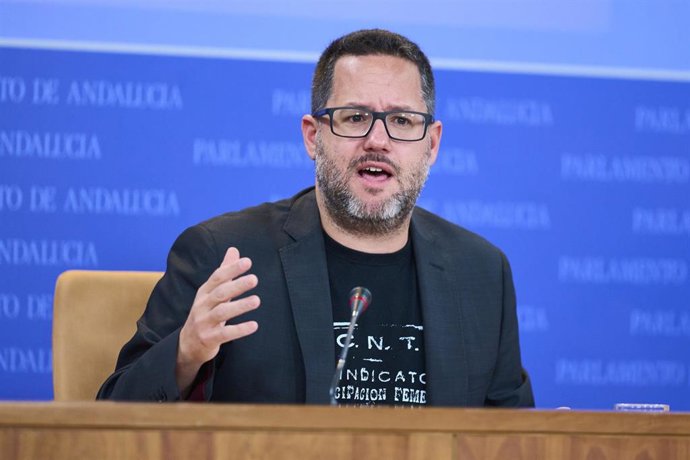 Archivo - El portavoz de Adelante Andalucía, José Ignacio García, en una imagen de archivo. 