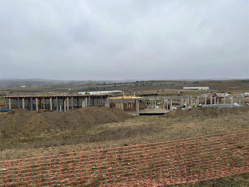 Obras del Parque Científico y Tecnológico de Economía Circular de Cuenca.
