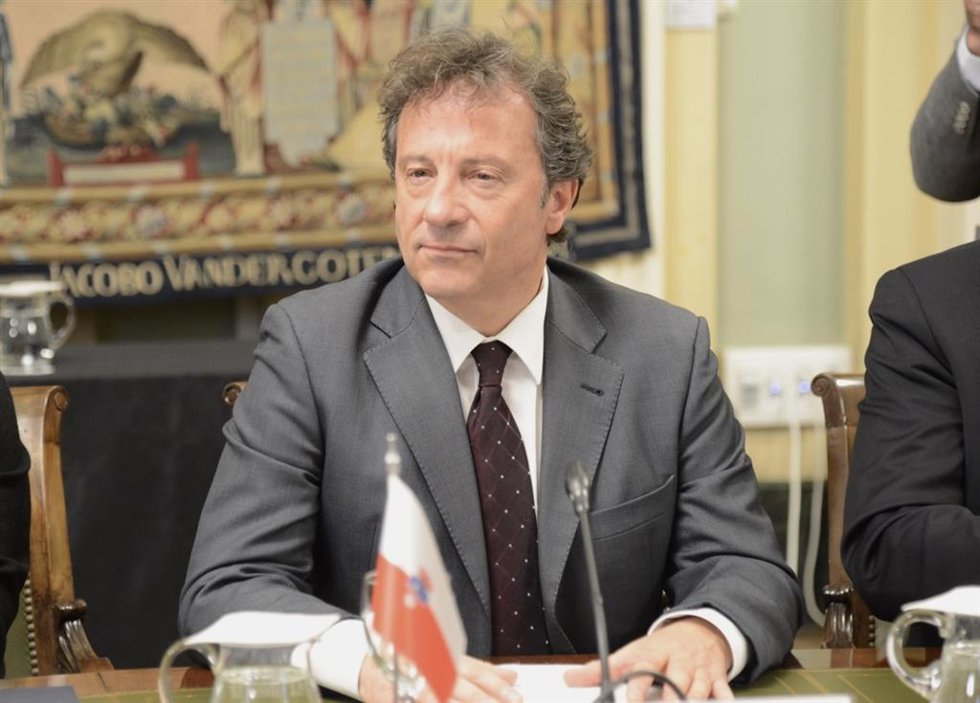 Archivo - Pablo Palencia, consejero de Desarrollo Rural, Ganadería, Pesca y Alimentación del Gobierno de Cantabria.
