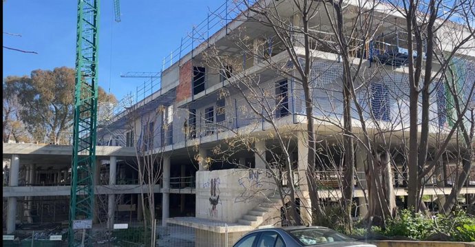 Obras de construcción del centro de salud Alameda.