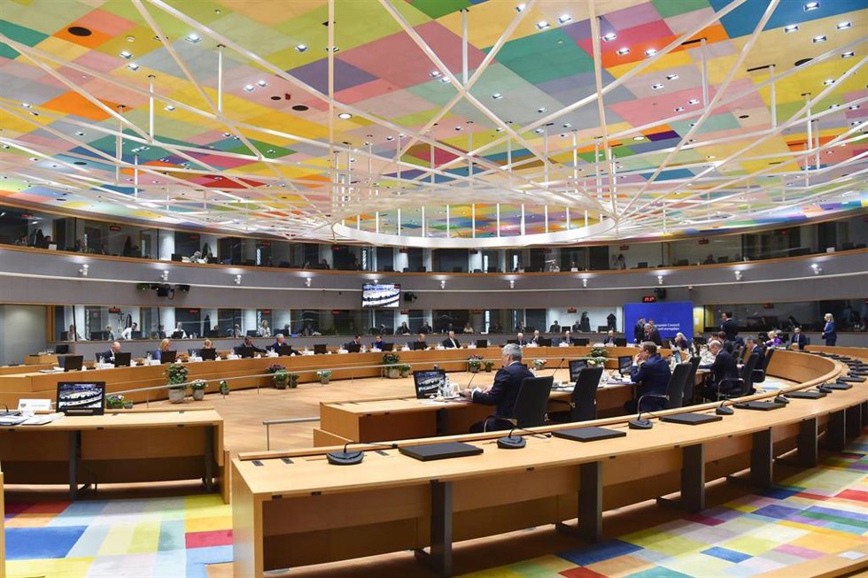 Sala de reuniones del Consejo Europeo