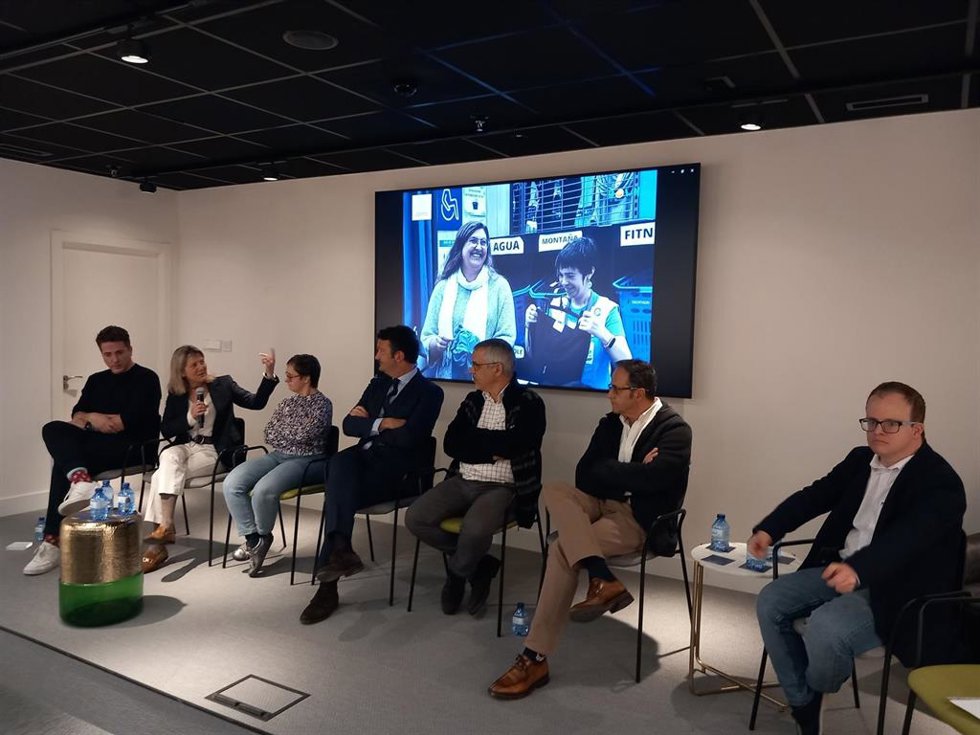 Imagen del encuentro organizado por la Asociación Síndrome de Down de Navarra con motivo del Día Mundial del Síndrome de Down