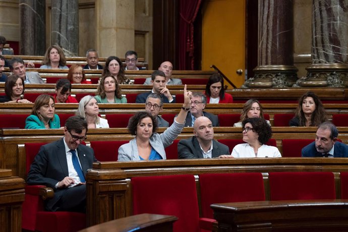 Archivo - La portaveu del PSC al Parlament, Alícia Romero