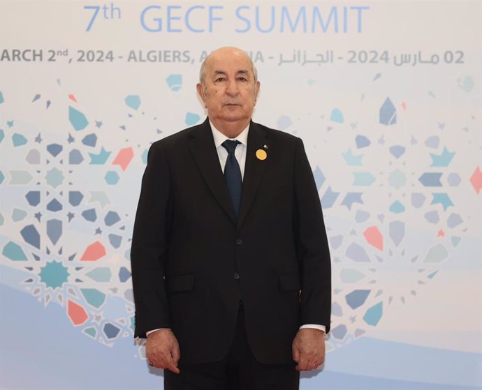 El presidente de Argelia, Abdelmayid Tebune