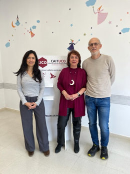 Sara Luque, Araceli Sánchez y José Antonio Moriana, miembros del equipo de investigación que ha realizado el estudio.