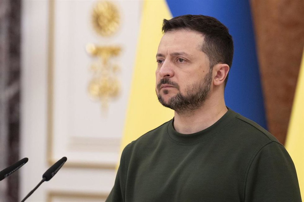 El presidente de Ucrania, Volodimir Zelenski