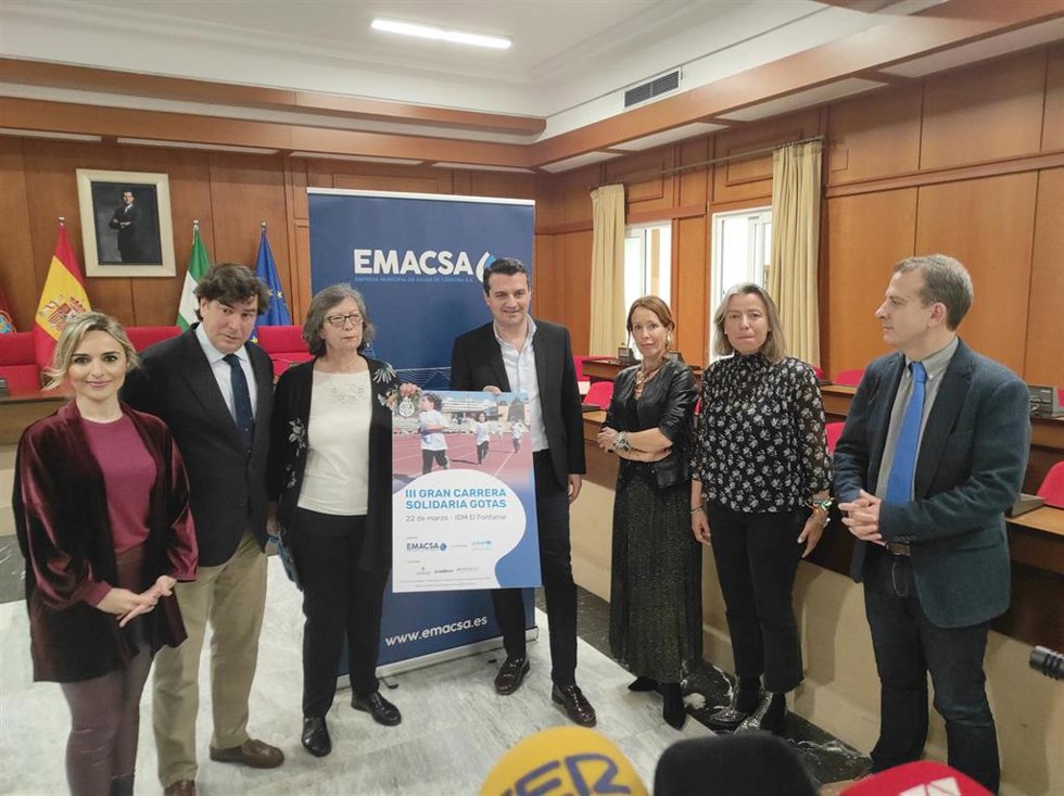 Presentación de la III Edición de la Gran Carrera Solidaria Gotas a favor de Unicef.