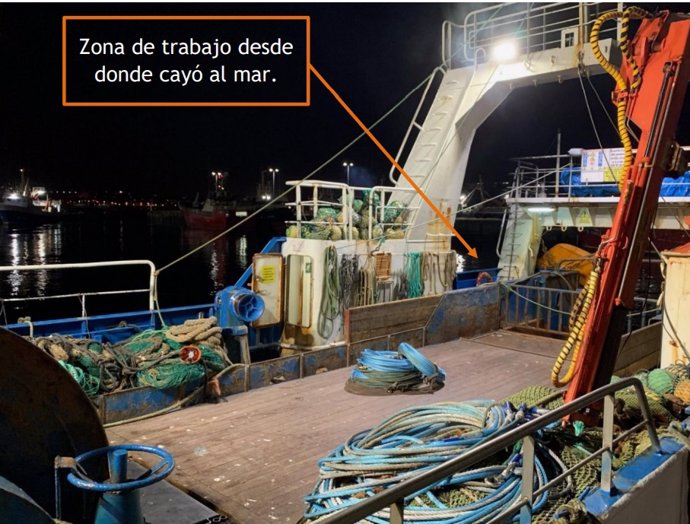 Investigación de la caída al mar de marinero del 'Virgen del Faro'