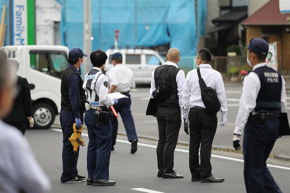 Archivo - Imagen de archivo de la Policía de Japón tras un ataque con arma blanca