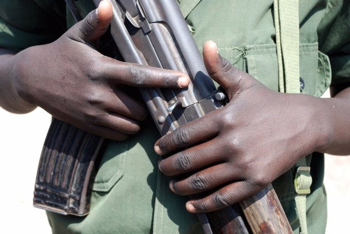 Archivo - Soldado Sudán del Sur