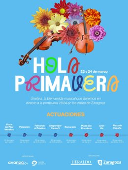 Cartel de Hola Primavera