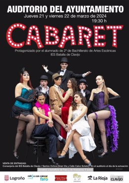 Alumnos de Artes Escénicas del IES 'Batalla de Clavijo' presentan 'Cabaret' a beneficio de FARO