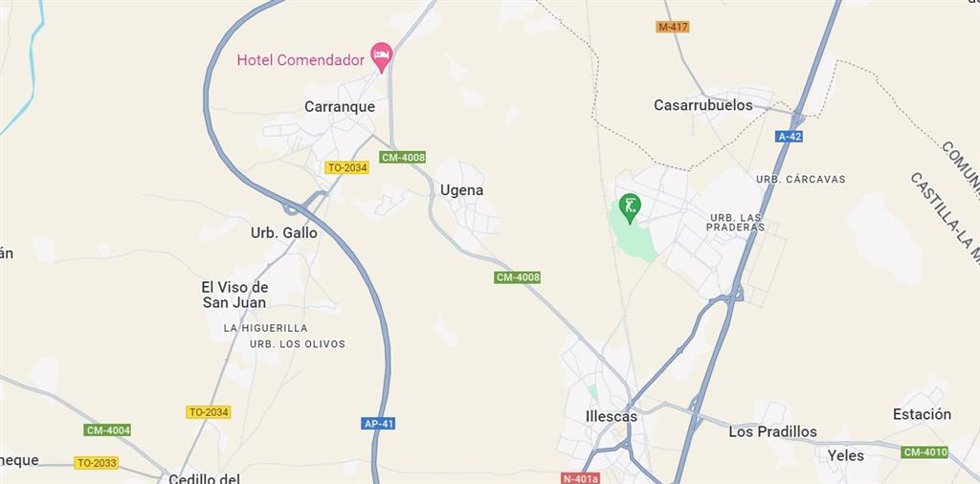 Archivo - Imagen de Ugena en Google Maps.