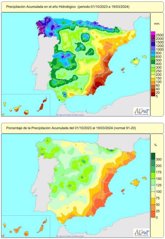 Foto: Las últimas lluvias sitúan las precipitaciones acumuladas en España un 5% por encima de su valor normal