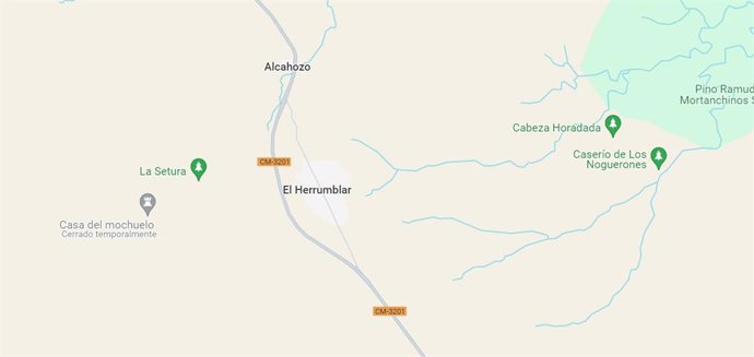Archivo - Imagen de El Herrumblar en Google Maps.