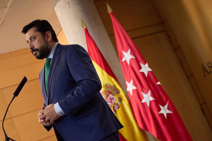 El portavoz del Partido Popular en la Asamblea de Madrid, Carlos Díaz-Pache