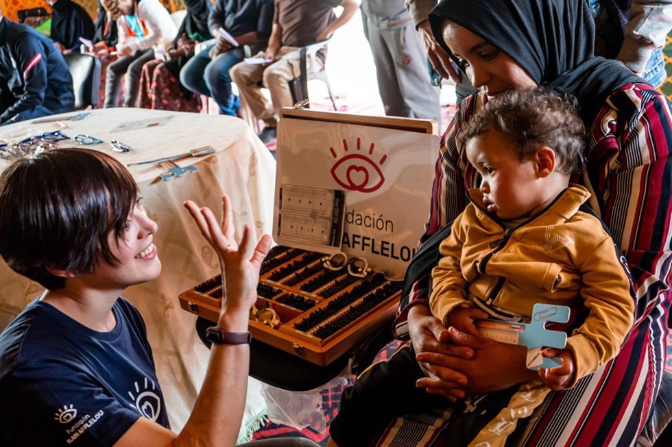 Archivo - Fundación Alain Afflelou vuelve a participar en la caravana de 'El Desierto de los Niños'.