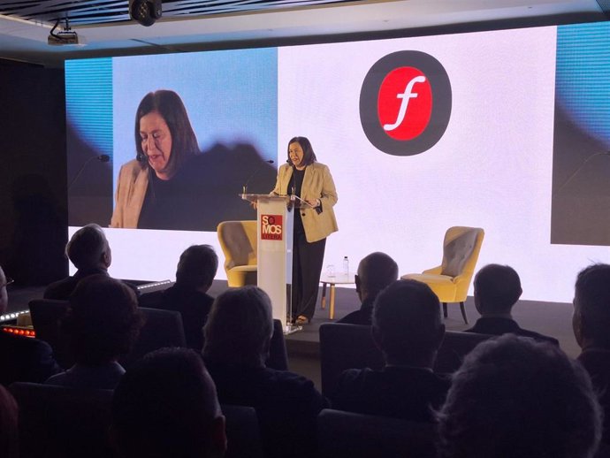 La secretaria de Estado de Agricultura y Alimentación, Begoña García, en Binéfar