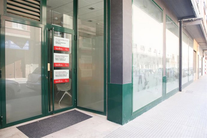 Archivo - Fachada del centro de servicios sociales de Tafalla.