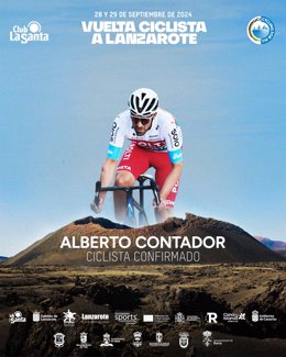 El ciclista Alberto Contador confirma su participación en el estreno de la Vuelta Ciclista a Lanzarote.