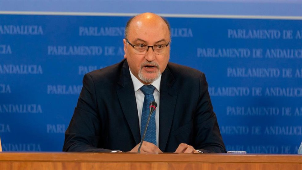 El portavoz adjunto del grupo Vox en el Parlamento andaluz, Ricardo López Olea.