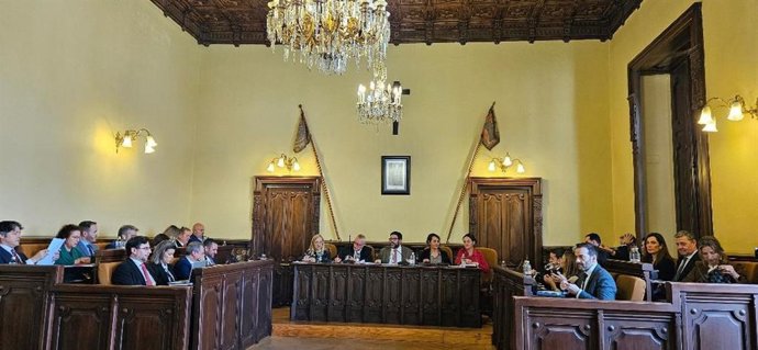 Un momento del pleno.