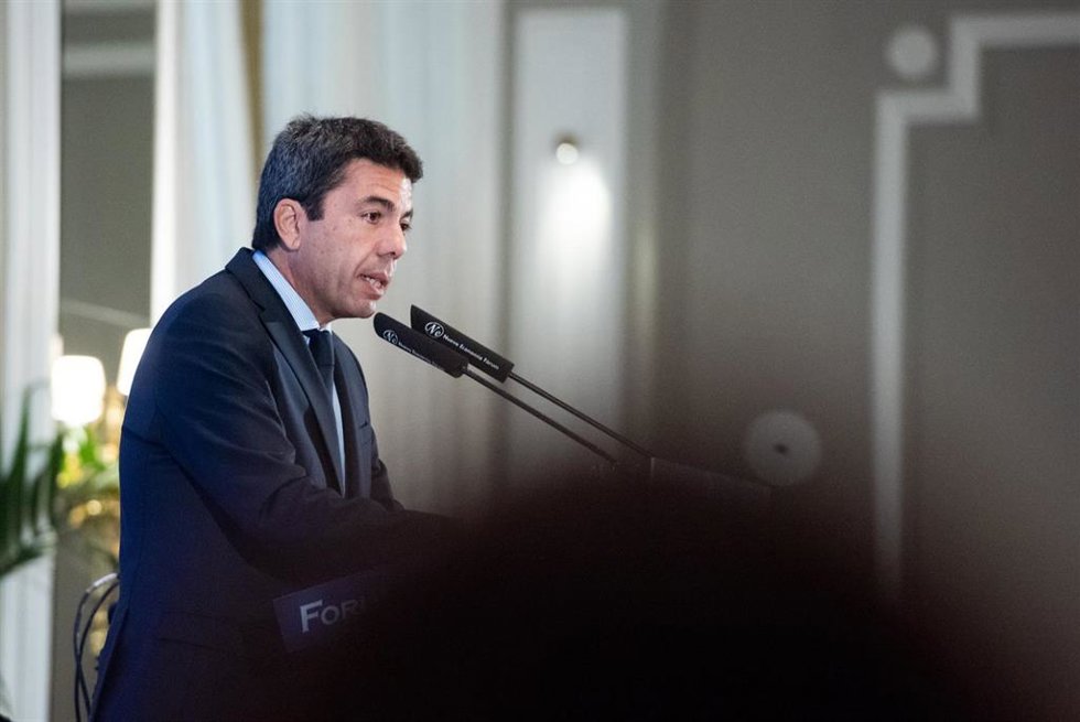 Archivo - El presidente de la Comunidad Valenciana, Carlos Mazón