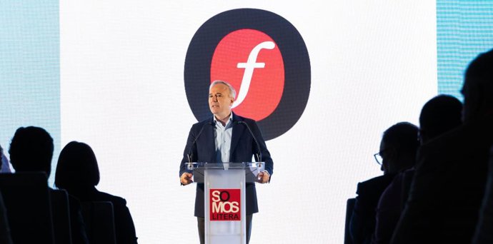 Jorge Azcón, en el XI Foro Rural en Binéfar.