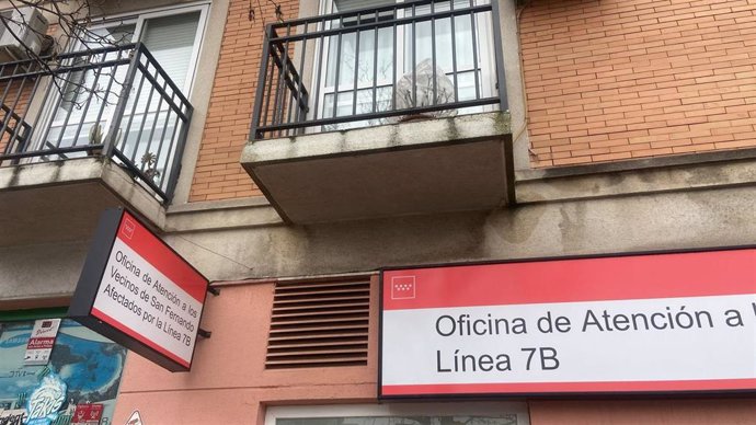 Archivo - Oficina de Atención a los Vecinos de San Fernando Afectados por la Línea 7B de Metro