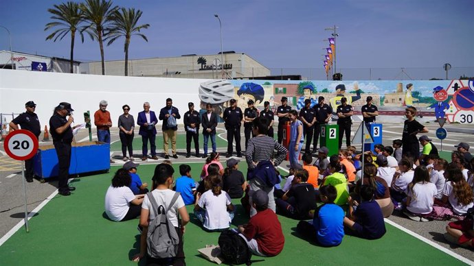 Alumnos participantes en la 20º edición del concurso 'Mejor ciclista de Marratxí'.