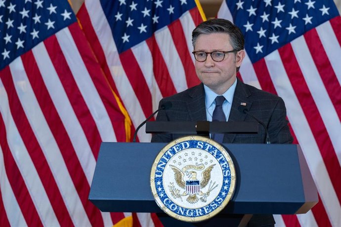 El presidente de la Cámara de Representantes, Mike Johnson