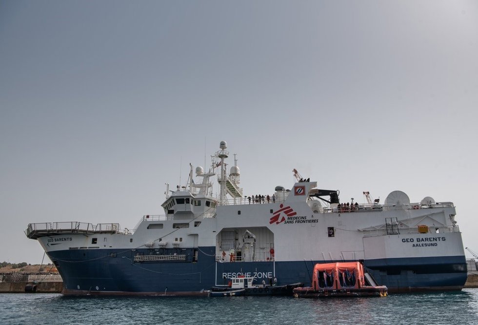 Archivo - Barco de rescate Geo Barents de Médicos sin Fronteras