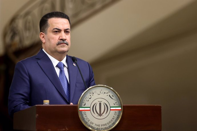 Archivo - El primer ministro de Irak, Mohamed Shia al Sudani 