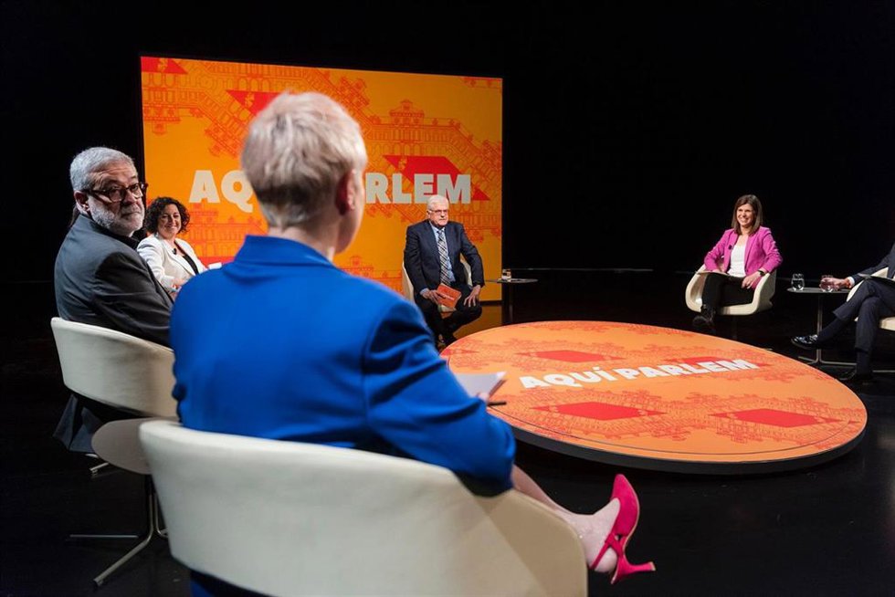 Especial 'Aquí Parlem' de TVE con los portavoces de los grupos del Parlament