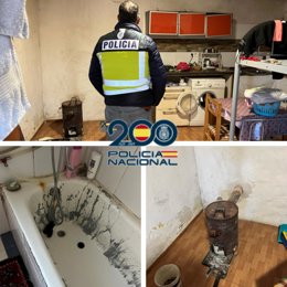 Estado de la vivienda donde estaban explotadas las trabajadoras en Valladolid