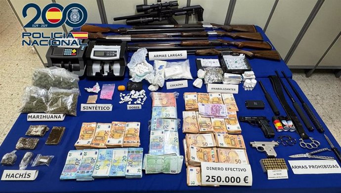 La Policía Nacional desarticula una organización criminal dedicada a la distribución de cocaína en la provincia de Valencia