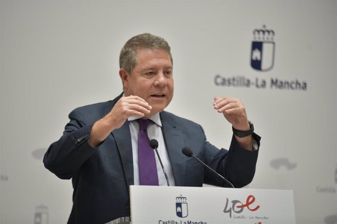 Archivo - El presidente de Castilla-La Mancha, Emiliano García-Page