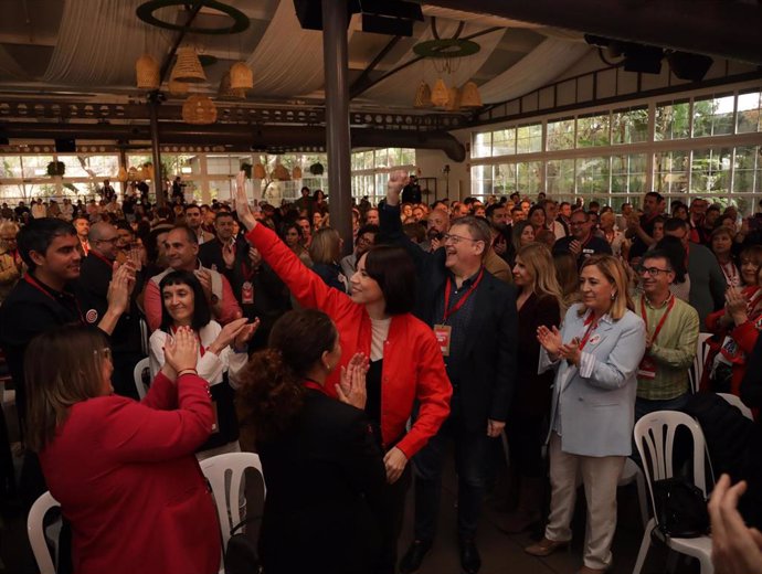 Diana Morant en la apertura del congreso del PSPV