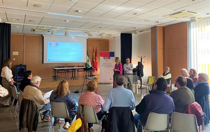 Imagen de la sesión con los pacientes.