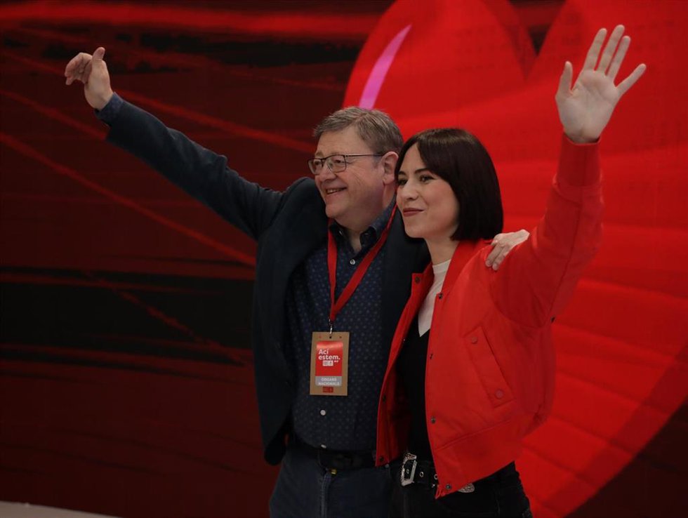Ximo Puig junto a Diana Morant