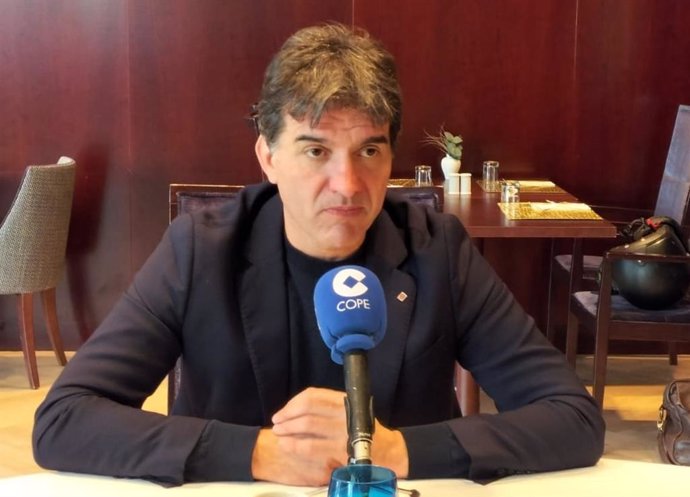 El viceconseller d'Estratègia i Comunicació de la Generalitat, Sergi Sabrià en una entrevista en el programa 'Converses' de Cope Catalunya i Andorra