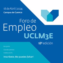 Cartel del foro de empleo UCLM3E.