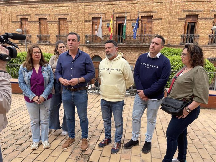 El portavoz del PSOE en la Diputación de Huelva, Rubén Rodríguez