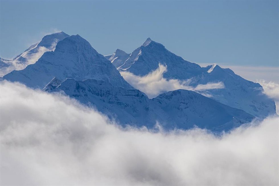 Archivo - Imagen de archivos de los Alpes suizos