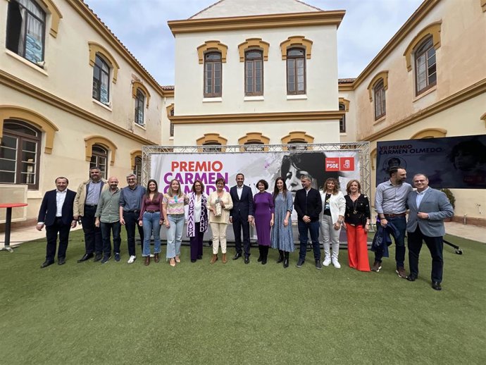 Entrega del VII premio Carmen Olmedo del PSOE de Málaga.