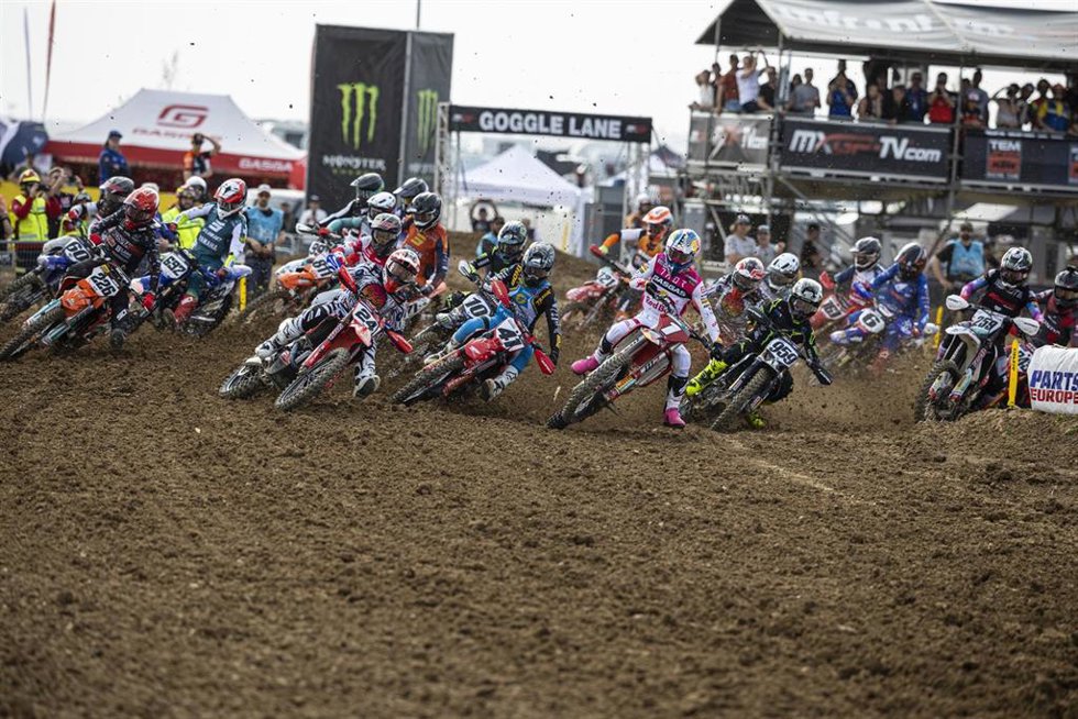 Archivo - Jorge Prado, durante el Gran Premio de España de motocross.